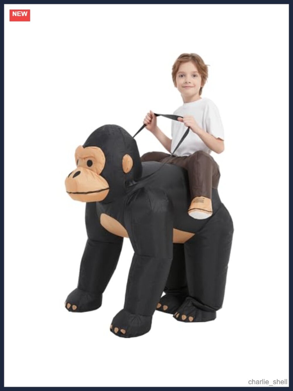 Kids Inflatable Gorilla Costume Halloween Blow Up Suit